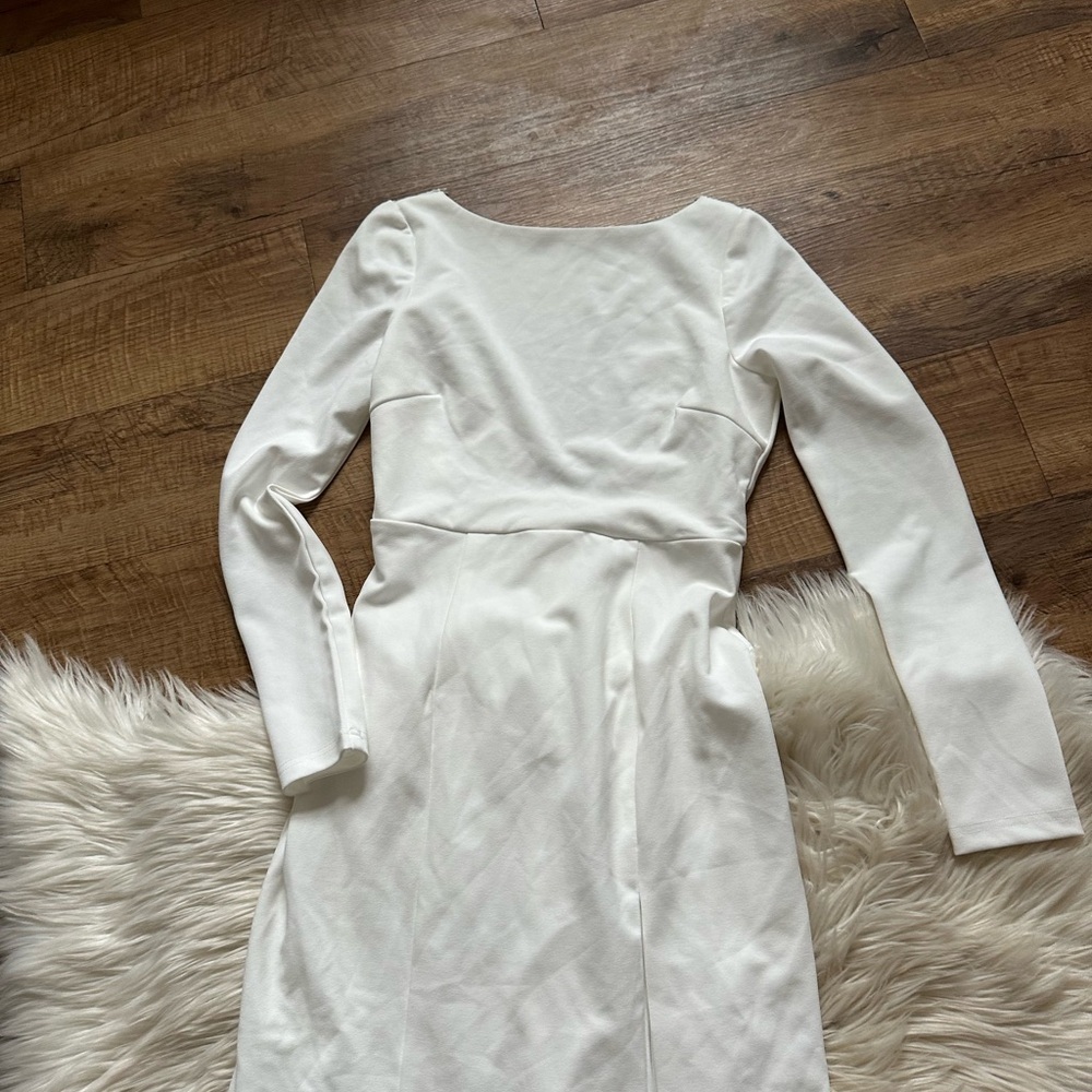 LULU’S Romantic Moments White Lace Long Sleeve Maxi Dress - Picture 8 of 9